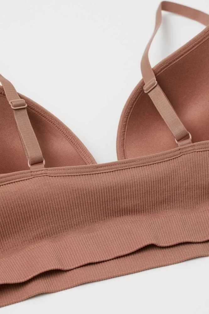 Lencería H&M Seamless Push-up Bra Mujer Rosas | 153098DTV