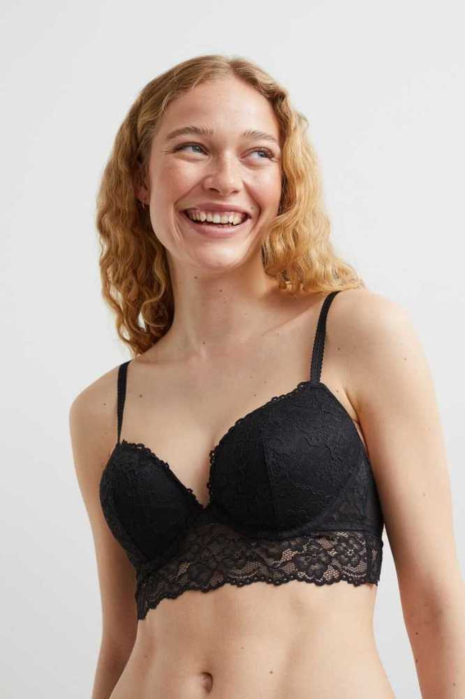 Lencería H&M Super Push-up Bralette Mujer Blancos | 495730WVN