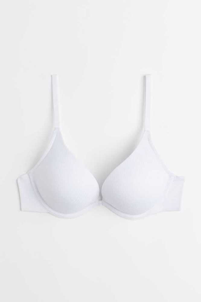 Lencería H&M Super Push-up Jersey Bra Mujer Beige Claro | 296783PDR