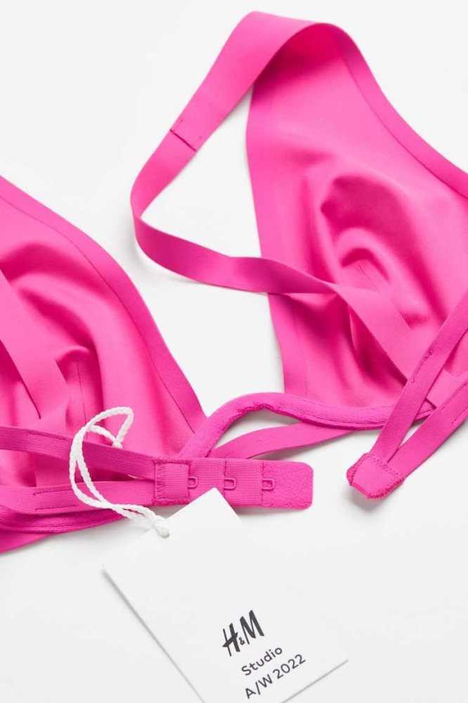 Lencería H&M Underwire Bra Mujer Fucsia | 792605YEQ