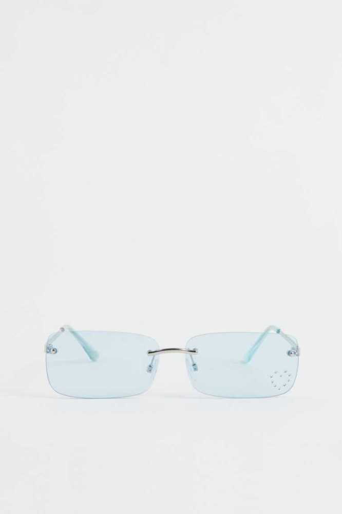 Lentes De Sol H&M Mujer Plateados Azules Claro | 927640VQG