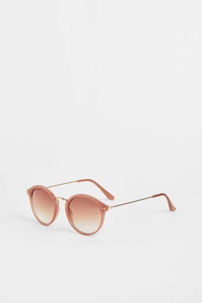 Lentes De Sol H&M Round Mujer Rosas Claro | 093548JHM