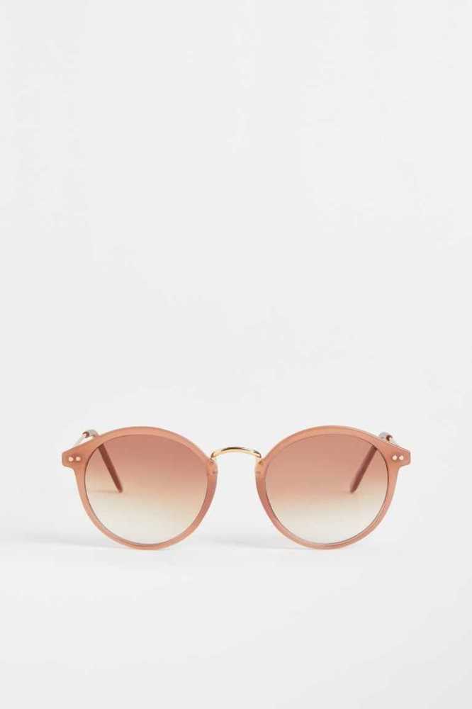 Lentes De Sol H&M Round Mujer Rosas Claro | 093548JHM