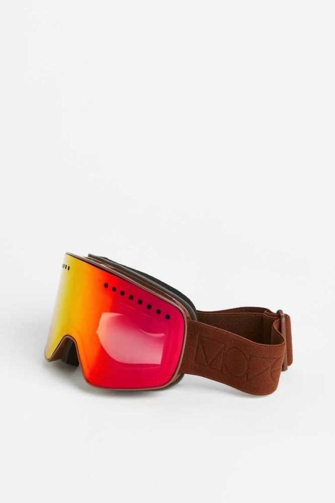 Lentes De Sol H&M Ski Goggles Hombre Marrom Naranjas | 421976GPN