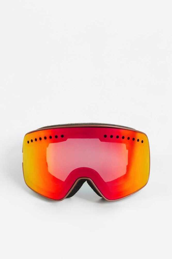 Lentes De Sol H&M Ski Goggles Hombre Marrom Naranjas | 421976GPN