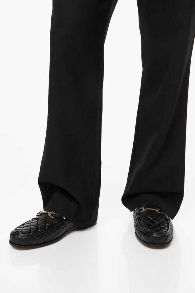 Loafers H&M Acolchado Mule Hombre Negros | 841527IPJ