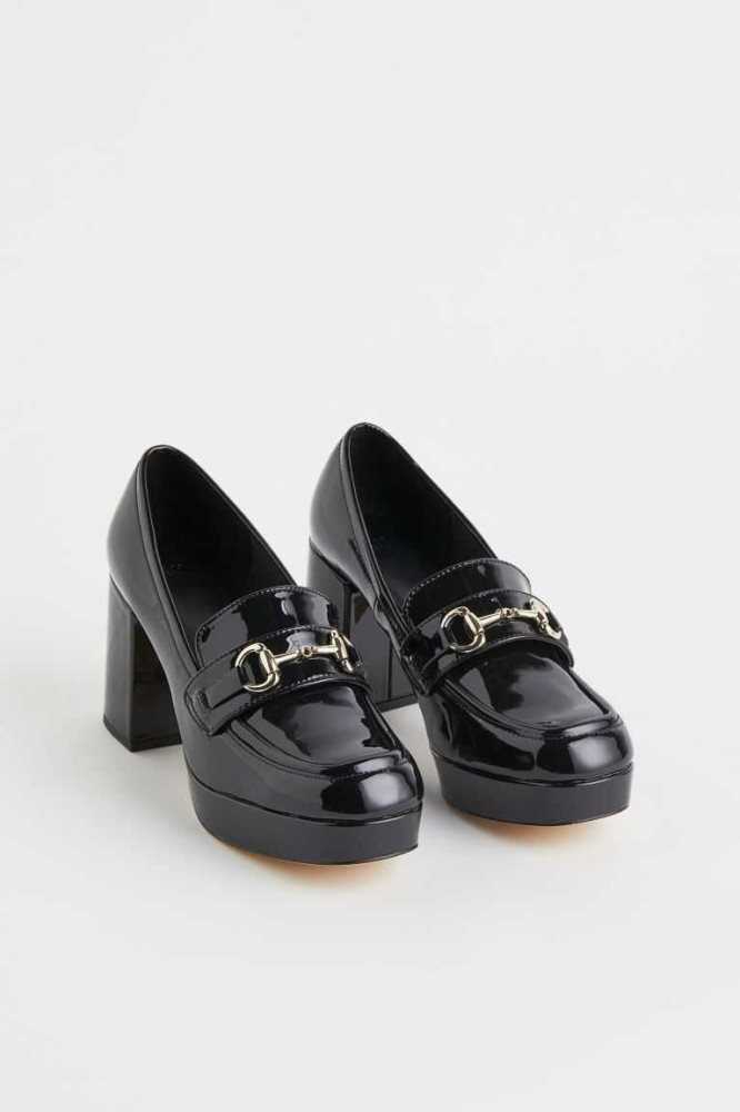 Loafers H&M Block-heeled Mujer Negros | 968574OSA