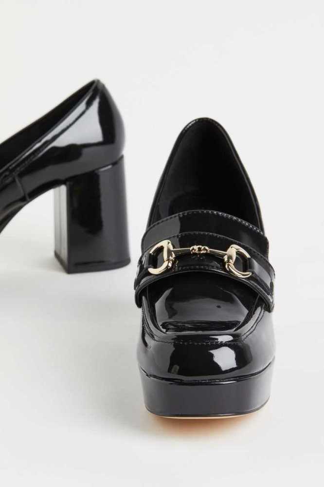 Loafers H&M Block-heeled Mujer Negros | 968574OSA