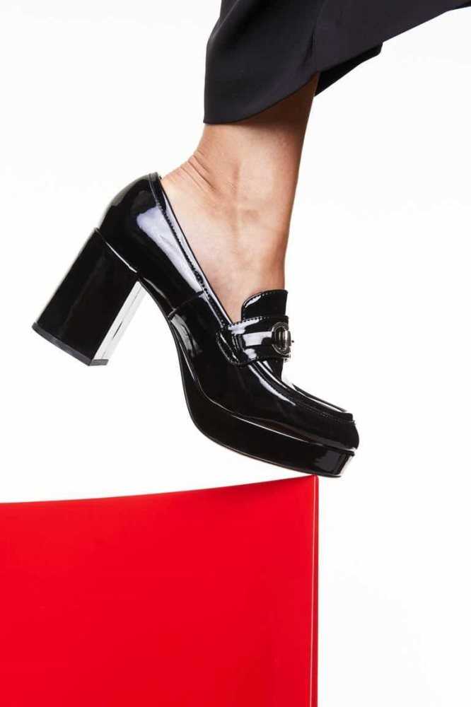 Loafers H&M Block-heeled Mujer Negros | 968574OSA