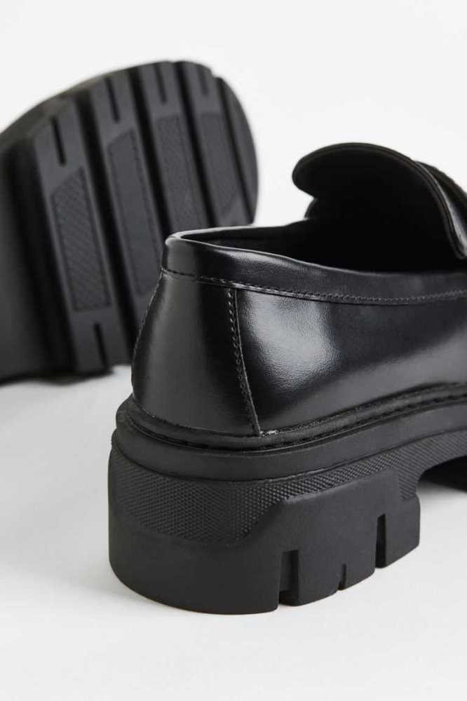 Loafers H&M Fornido Mujer Negros | 078231MLS