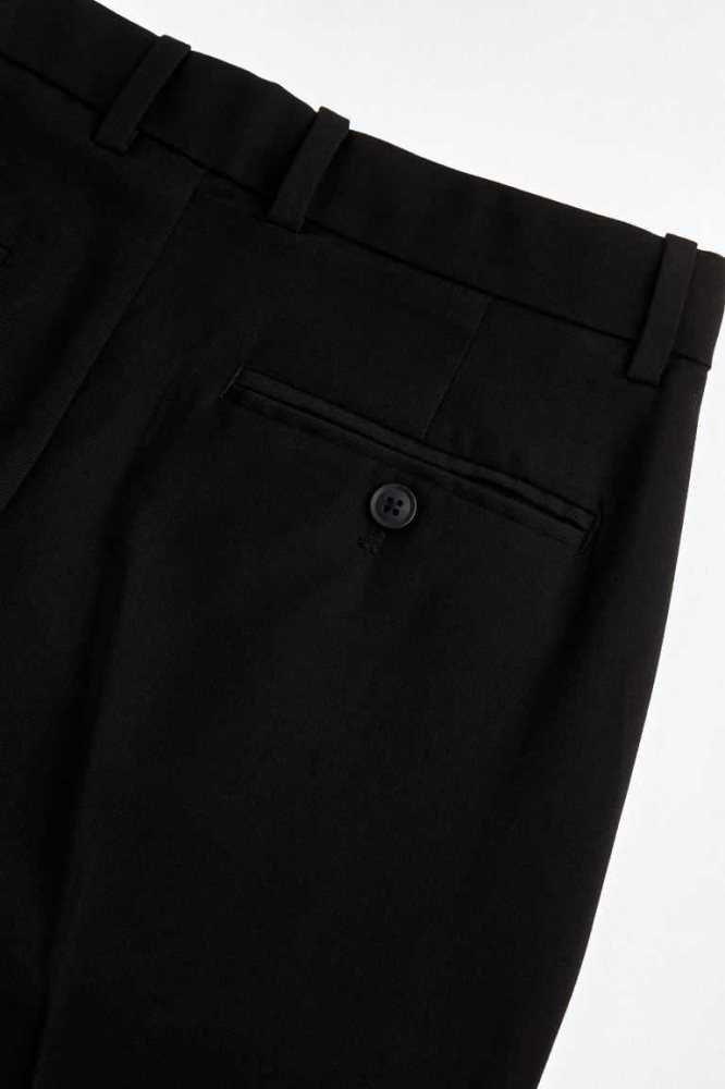 Pantalones H&M Anchos-leg Niños Negros | 395417ZLE