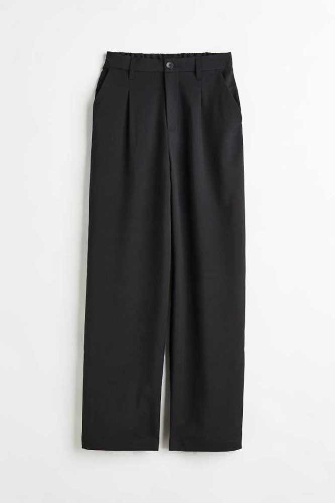 Pantalones H&M Anchos-leg Twill Mujer Rosas | 920674HOU