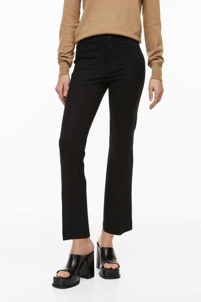 Pantalones H&M Ankle-length Mujer Negros | 456039IXK