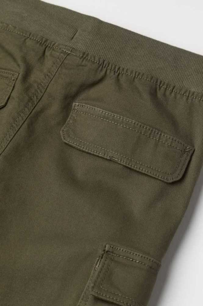 Pantalones H&M Cargo Niños Negros | 127534PMT