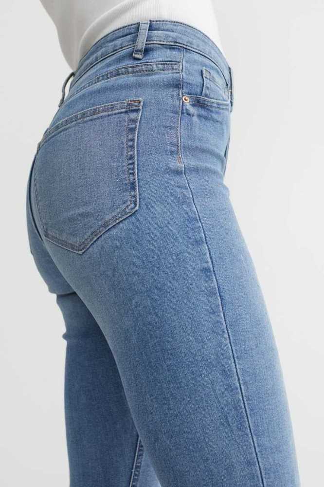 Pantalones H&M Curvy Ultra High Jeggings Mujer Negros | 123509WBK