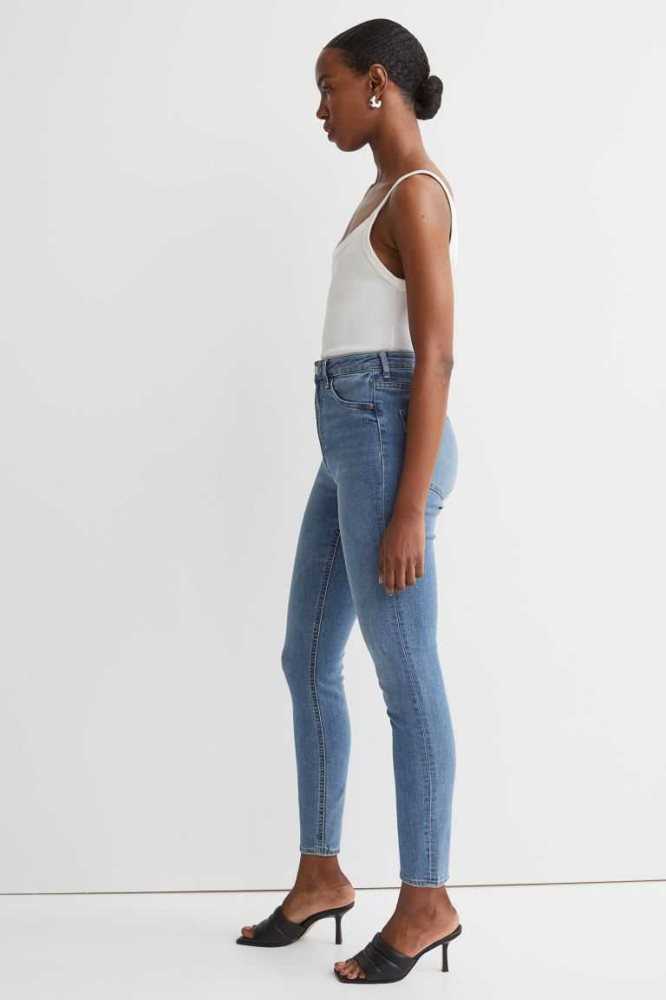 Pantalones H&M Curvy Ultra High Jeggings Mujer Azules Claro | 184073EOH