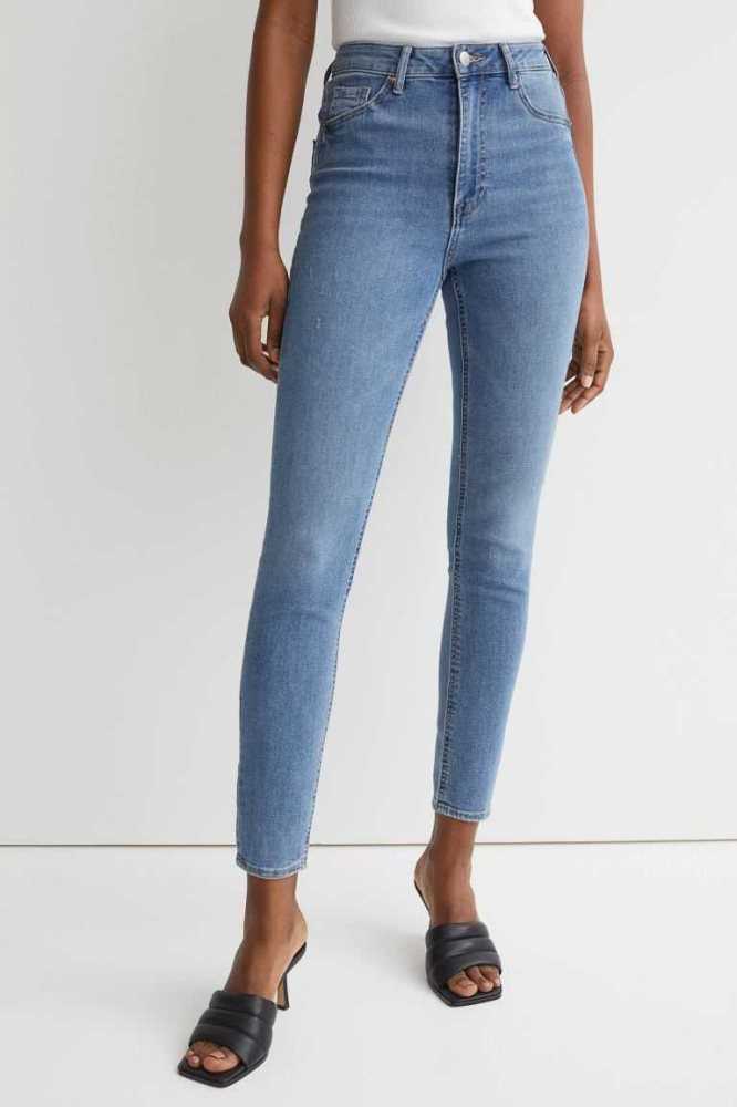 Pantalones H&M Curvy Ultra High Jeggings Mujer Azules Claro | 184073EOH