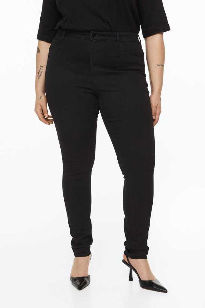 Pantalones H&M Curvy Ultra High Jeggings Mujer Azules | 971328ZWD