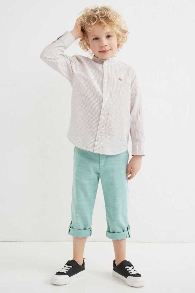 Pantalones H&M Directo Fit Niños Azul Marino Azules | 507983IXU