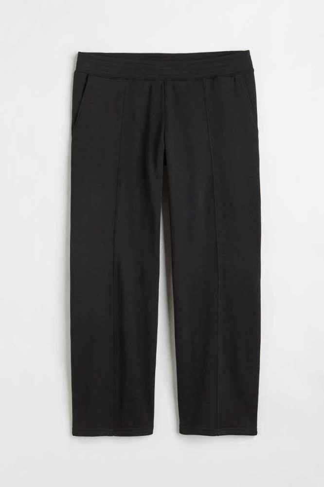 Pantalones H&M Directo Joggers Mujer Negros | 601843NFA