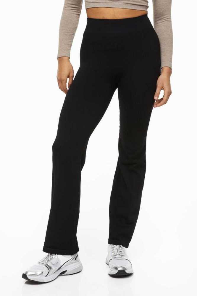 Pantalones H&M DryMove Seamless Sports tights Mujer Negros | 260378PTY