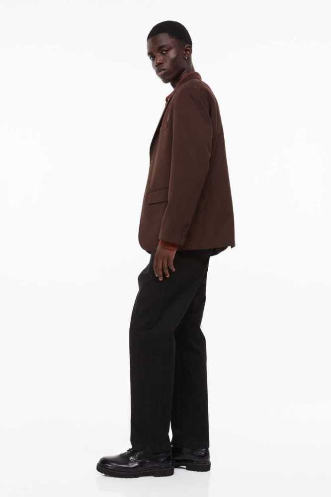 Pantalones H&M Essentials No 9: THE CHINOS Hombre Negros | 358794CJO