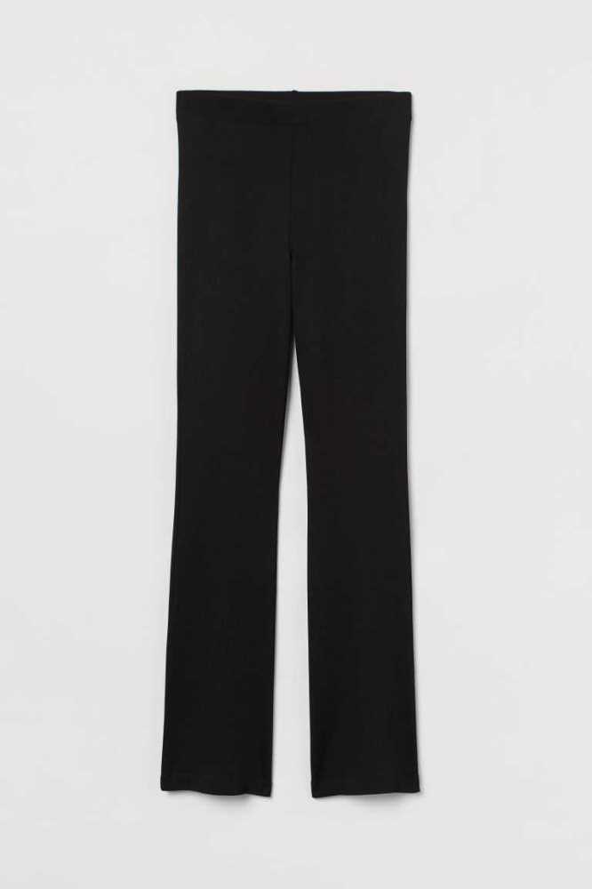 Pantalones H&M Flared Leggings Mujer Negros | 328450FZC