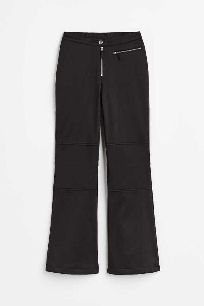 Pantalones H&M Flared Ski Mujer Azules Claro | 502198XIM