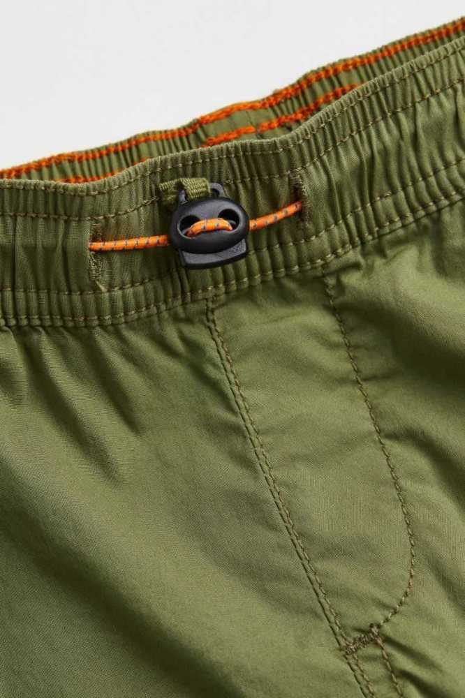 Pantalones H&M Forro Cargo Niños Kaki Verdes | 043916AQH