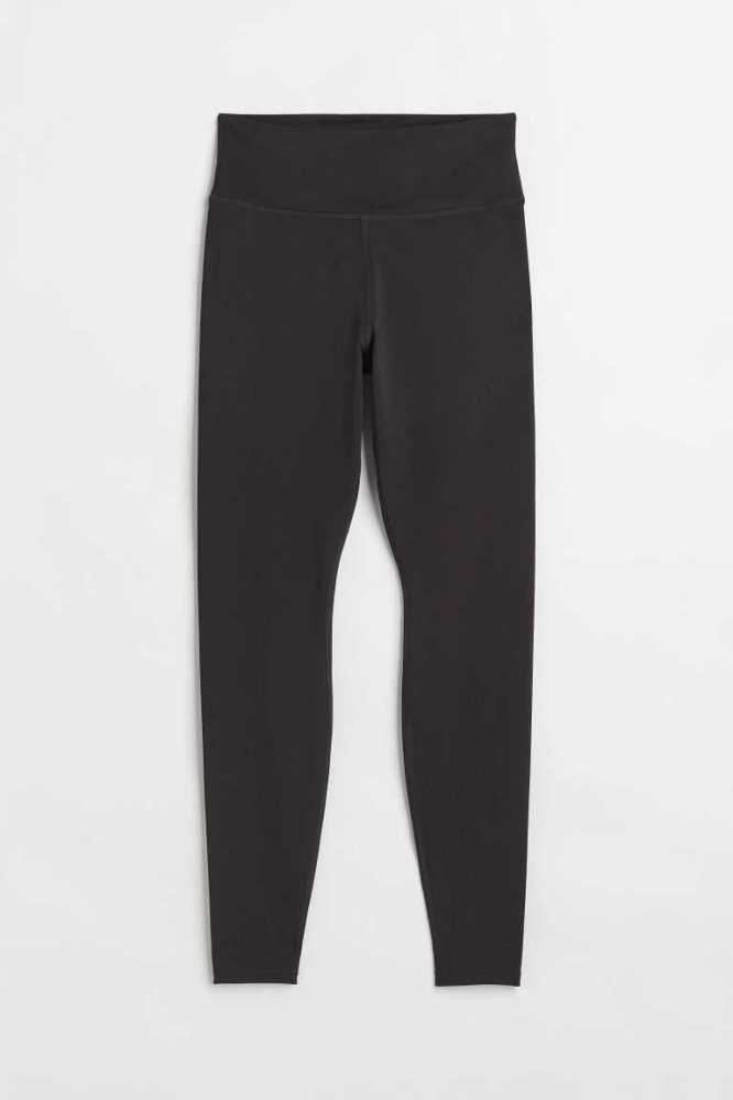 Pantalones H&M High Cintura Sports Leggings Mujer Turquesa Oscuro | 537284IAU