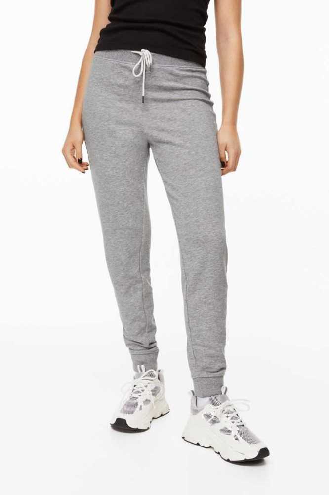 Pantalones H&M Jersey Joggers Mujer Rosas Claro | 903215RST