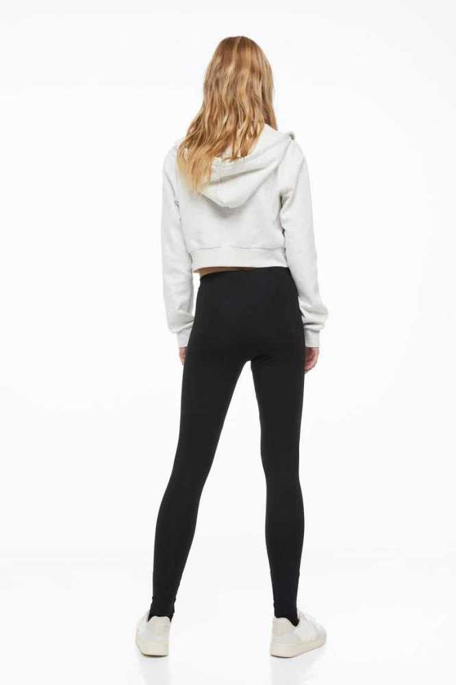 Pantalones H&M Jersey Leggings Mujer Negros | 862174IJY