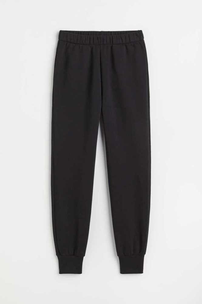 Pantalones H&M Joggers Mujer Azules Oscuro | 865942JID