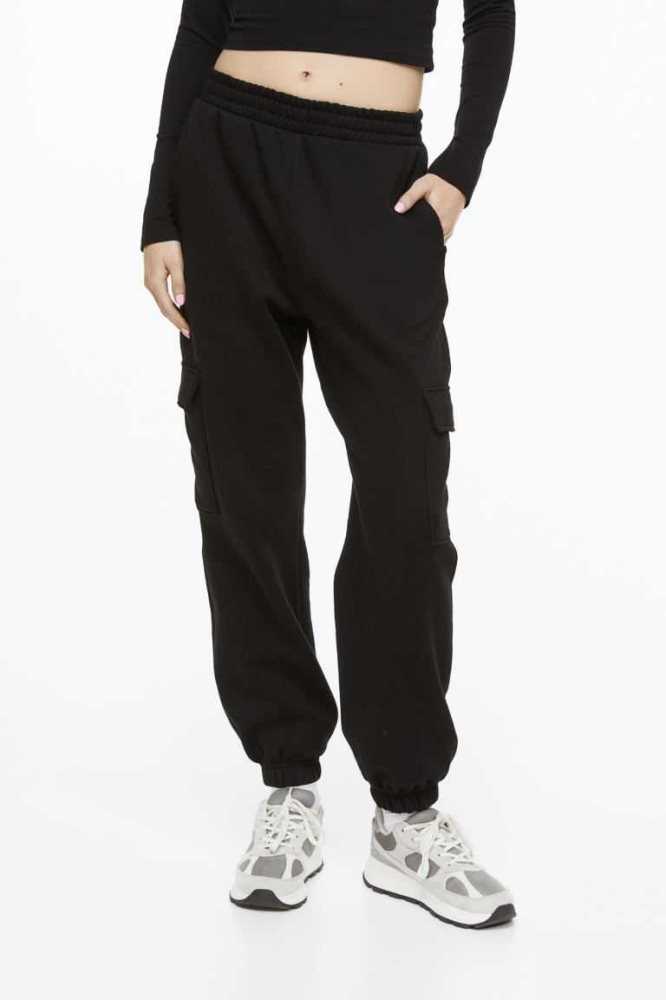 Pantalones H&M Joggers Mujer Grises Claro | 695138MIH