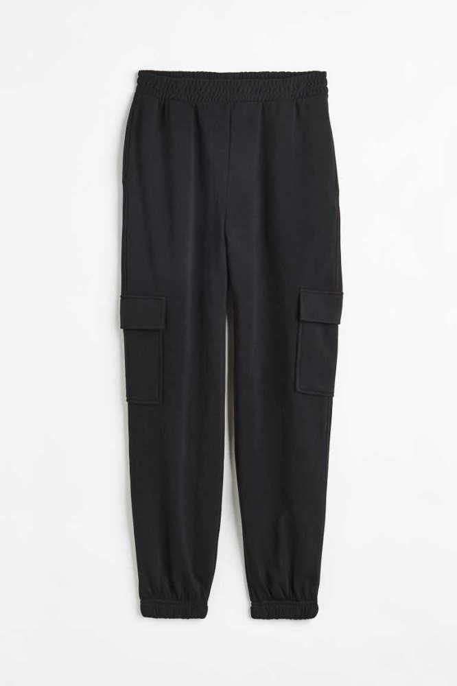 Pantalones H&M Joggers Mujer Grises Claro | 695138MIH