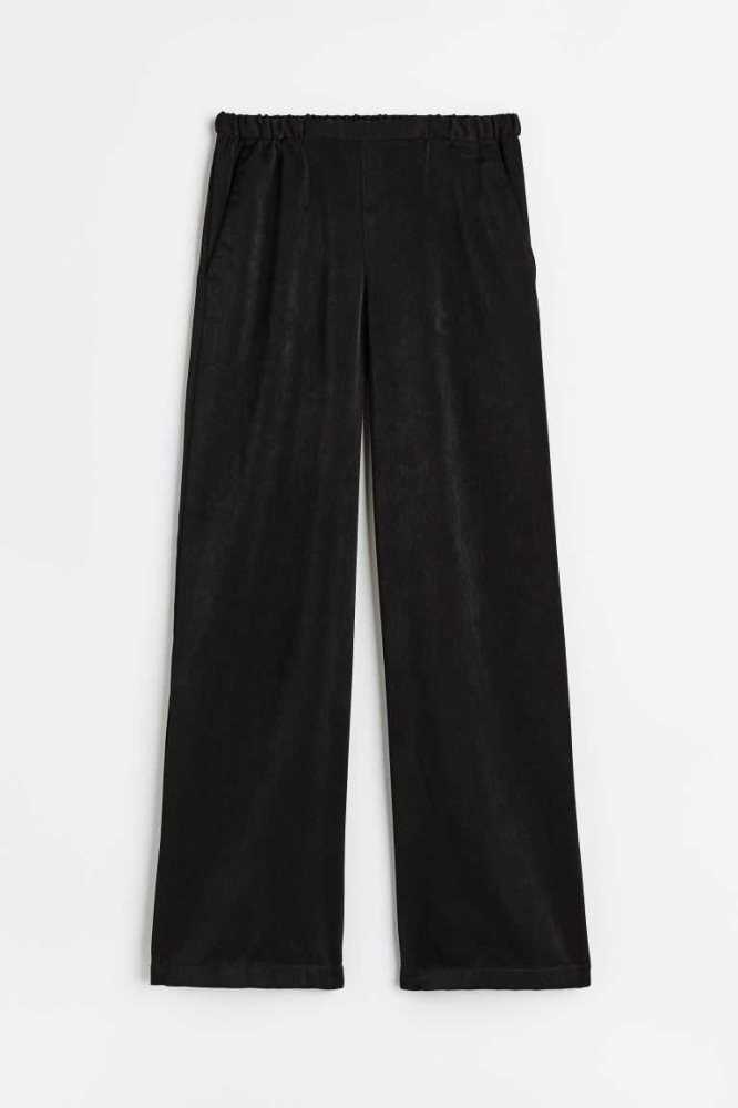 Pantalones H&M Loose Fit Niños Negros | 610473FJQ