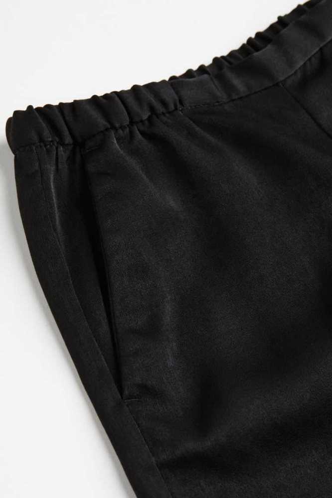 Pantalones H&M Loose Fit Niños Negros | 610473FJQ