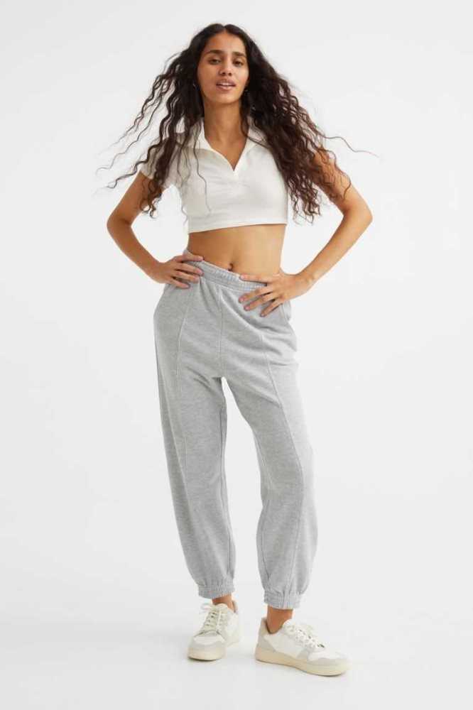 Pantalones H&M Oversized Joggers Mujer Morados Claro | 076413YIX