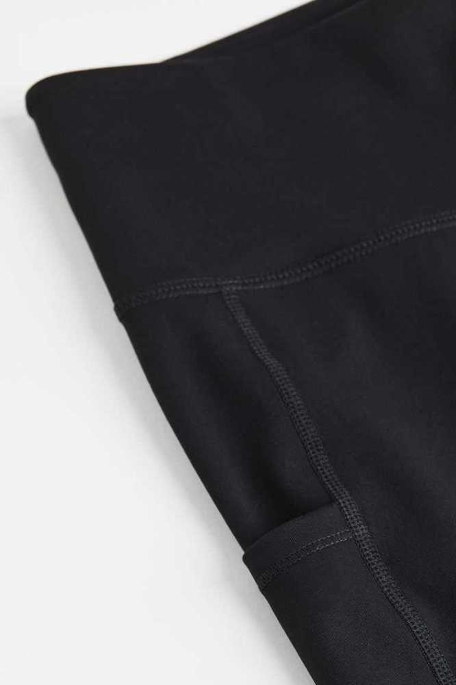 Pantalones H&M Pocket-detail Sports Leggings Mujer Negros | 806149VOR