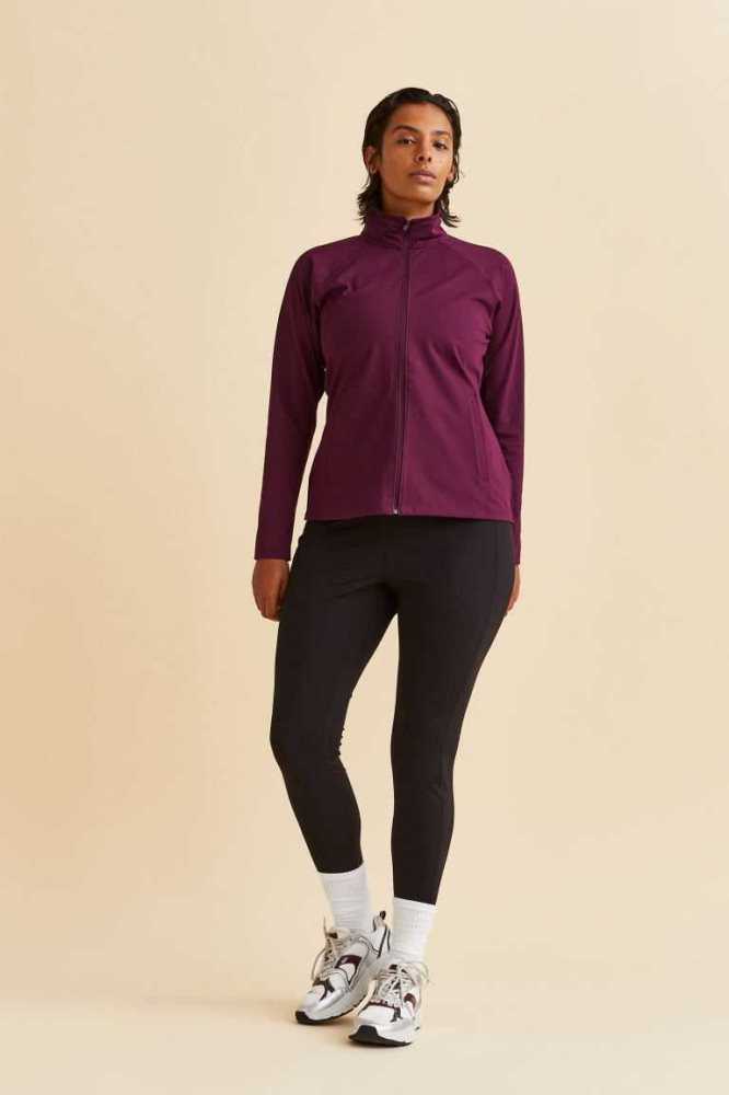 Pantalones H&M Pocket-detail Sports Leggings Mujer Negros | 806149VOR