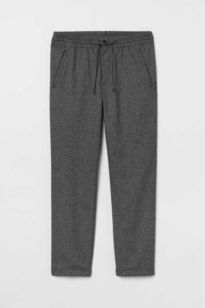 Pantalones H&M Regular Fit Joggers Hombre Azules Oscuro | 845017BAJ