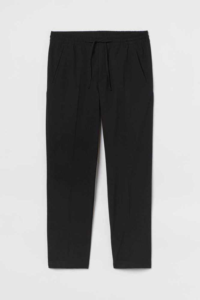 Pantalones H&M Regular Fit Joggers Hombre Azules Oscuro | 845017BAJ