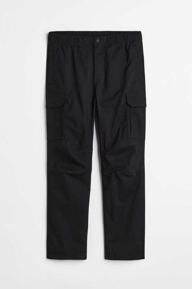 Pantalones H&M Regular Fit Ripstop Cargo Hombre Grises | 531706OIZ