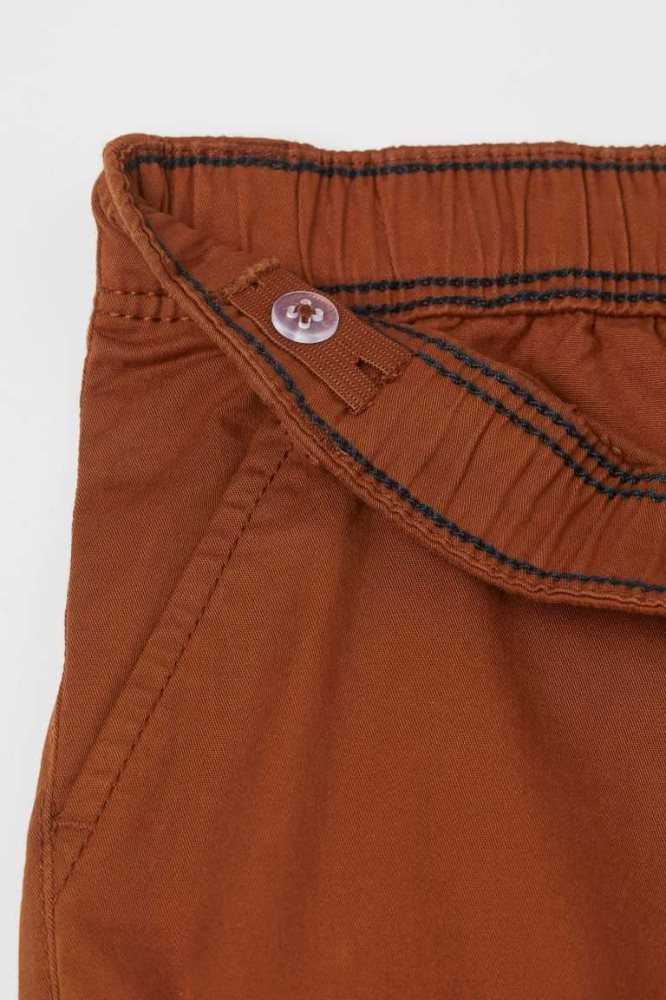 Pantalones H&M Relaxed Fit Algodon Chinos Niños Marrom | 817926FCL