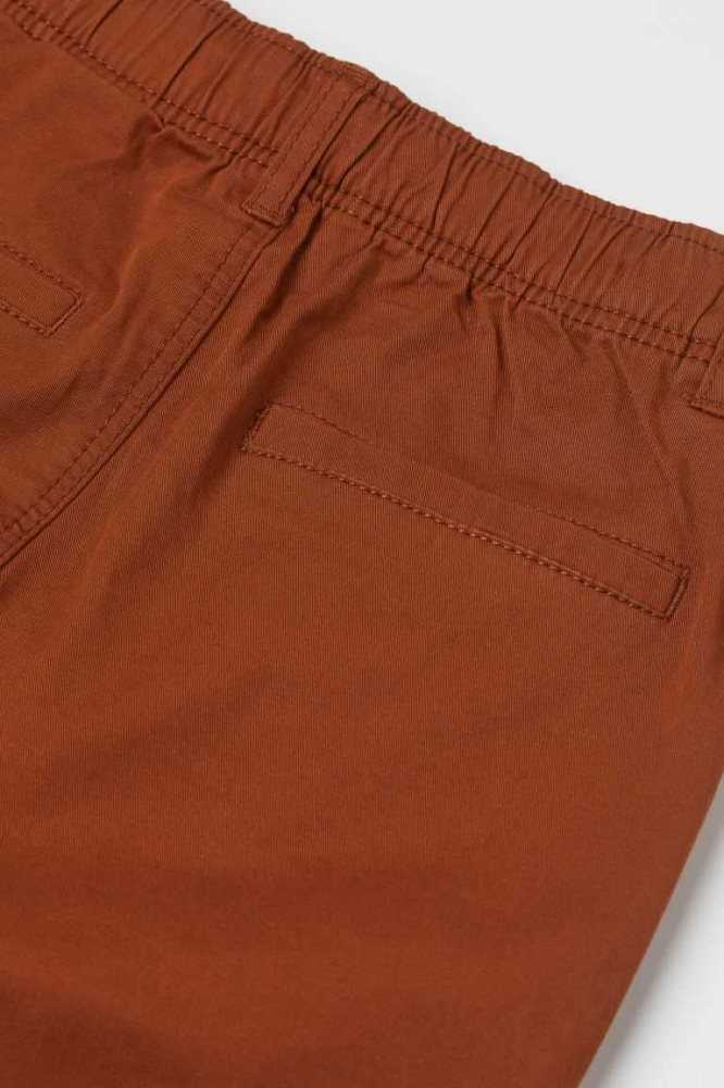 Pantalones H&M Relaxed Fit Algodon Chinos Niños Marrom | 817926FCL