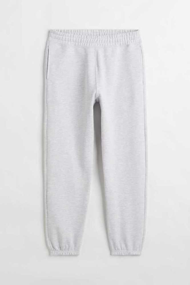 Pantalones H&M Relaxed Fit Algodon Joggers Hombre Negros | 209781UBS