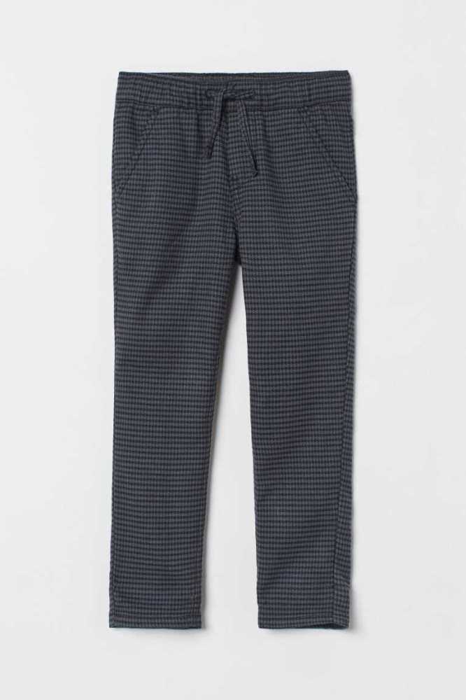 Pantalones H&M Relaxed Fit Pull-on Niños Azules Oscuro | 079162QXE