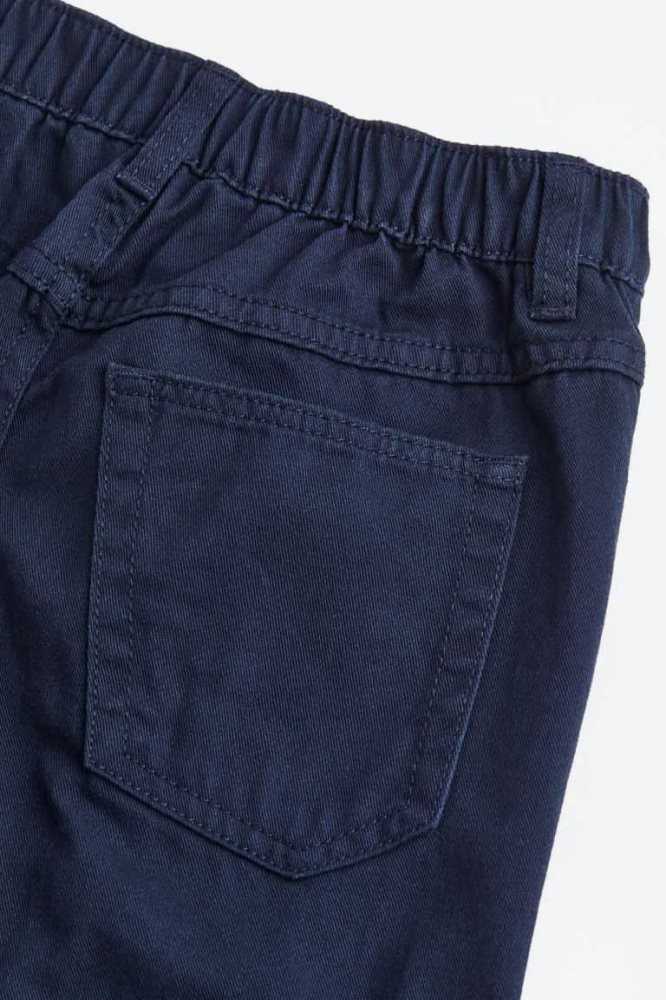 Pantalones H&M Relaxed Tapered Fit Niños Azules Oscuro | 209576DNC