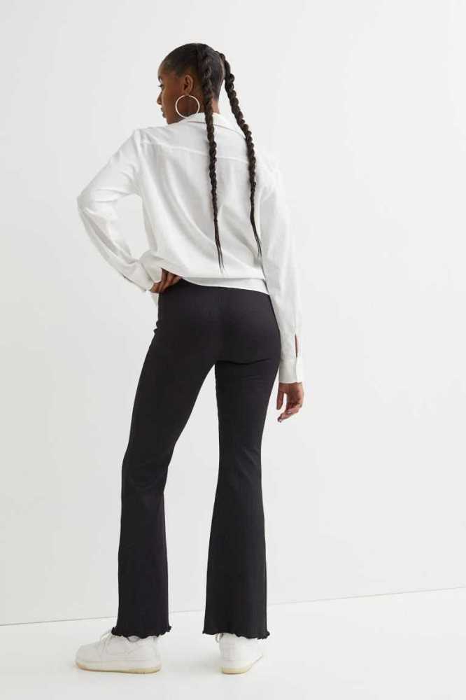 Pantalones H&M Rib-knit Mujer Marrom Oscuro | 650782SUE