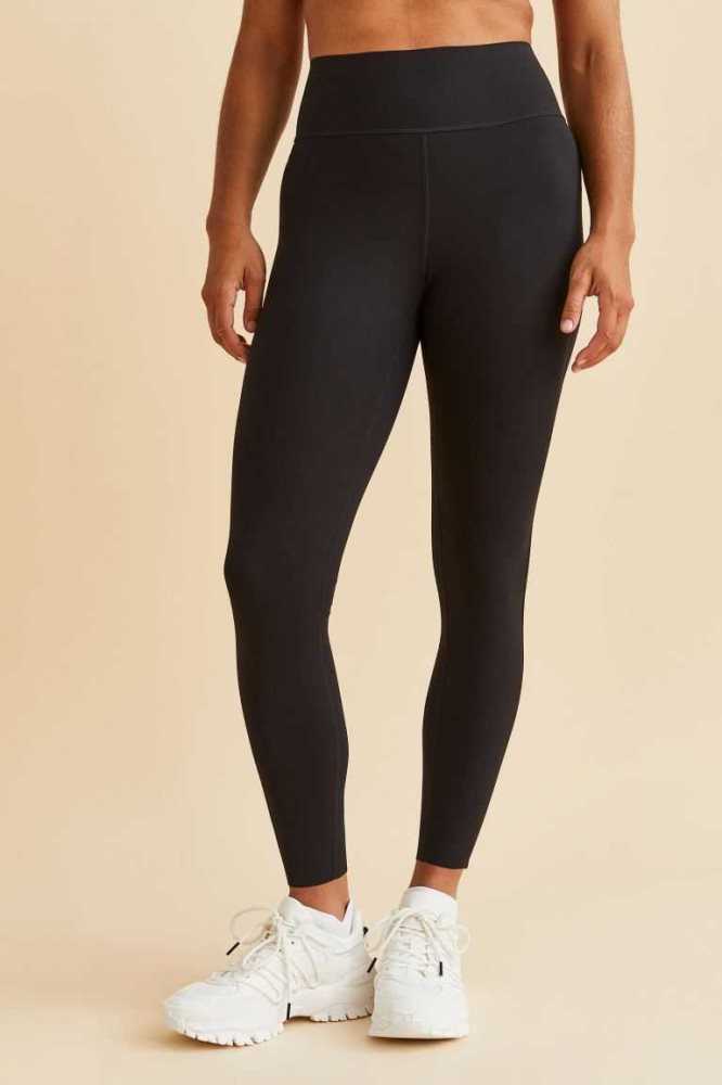 Pantalones H&M Shaping Sports Leggings Mujer Negros | 583472FUY